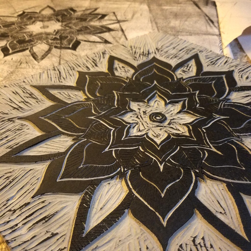 My Attempt at Linocut Printing… & a Life&nbsp;Lesson